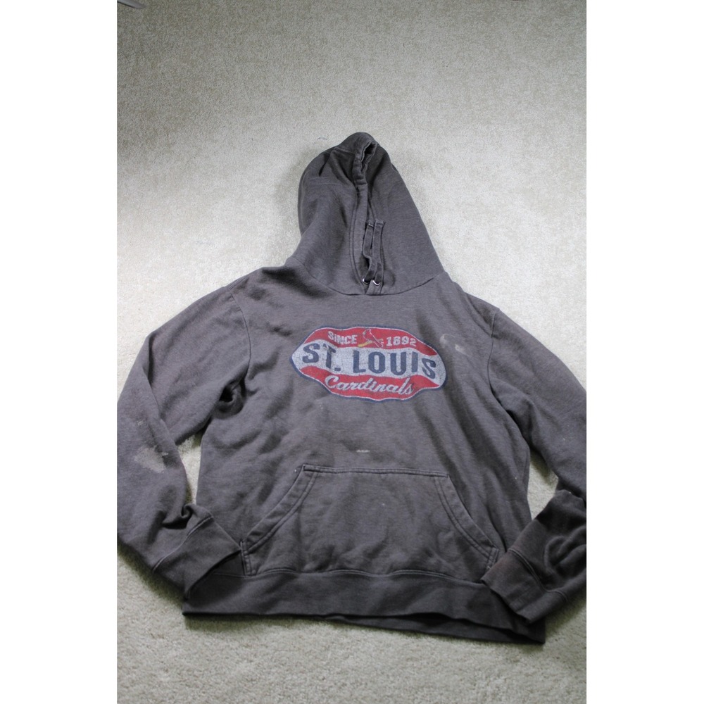 St. Louis Cardinals Hoodie Mens Medium MLB Baseball Pullover Sweatshirt‎